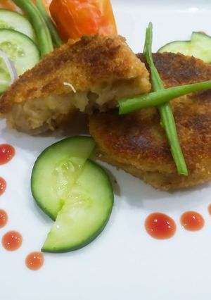A picture of Potato cutlets.