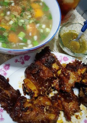 Foto resep Iga bakar spesial sop rempah