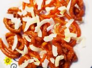 A picture of red jalebi