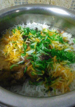 A picture of Tricolour Dum Biryani.