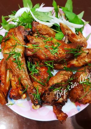 Hình của món Gà nướng mật ong.