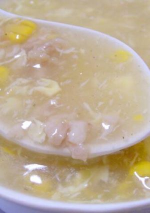 Foto resep Soup jagung ayam