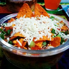 A picture of Veggie Burrito Layered Bowl.