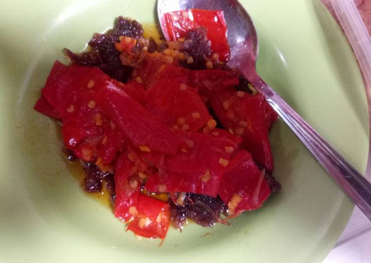 Dendeng badaruk(dendeng kering)