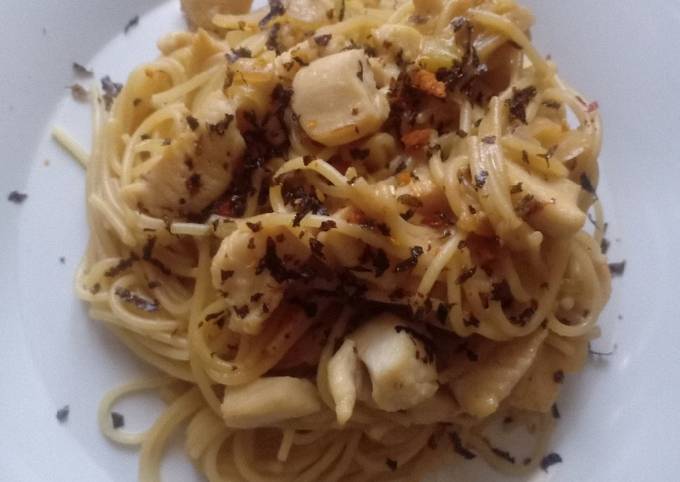 Rahasia Membuat Spaghetti carbonara sehat untuk diet (549 Kalori) yang Enak