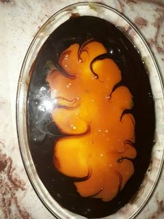 صورة لوصفة المحلبي بصوص الشكولاتة والتوفي😋