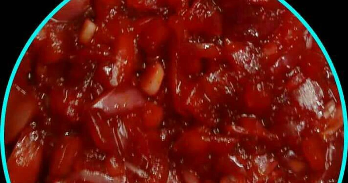 Onion garlic sauce Recipe by Sharuna Nanwani Cookpad