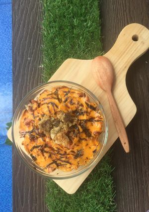 Foto resep Salmon Mentai Rice