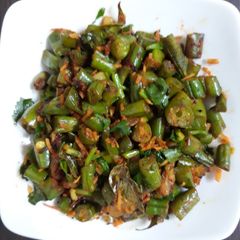 A picture of Green beans fry.