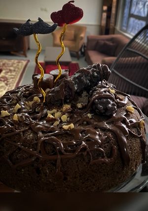 عکسی از دستور کیک فول شکلات