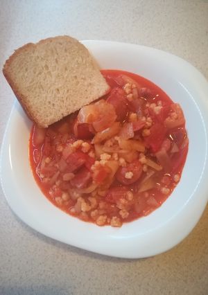 Vidéki lecsó 🍅🥔🌶️ recept fotója