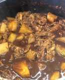 Pollo ahogado en salsa a los 4 chiles a la sonorense