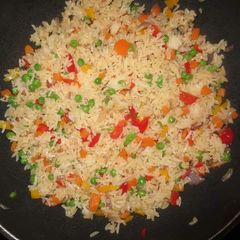 A picture of Vegetable rice #myuniquericecontest.