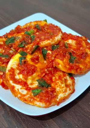 Foto resep Telur Ceplok Balado