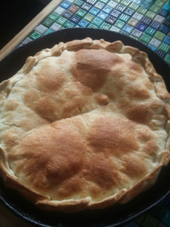 Una foto de Tarta de cebolla y queso