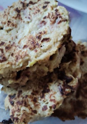 Una foto de Panqueques de avena y manzana rallada