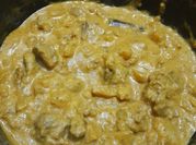Gambar kare daging sapi campur kentang