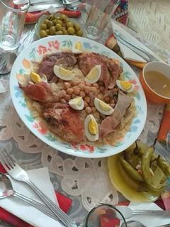 صورة لوصفة تريدة بيضاء قسنطينية
