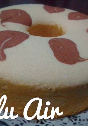 Foto resep Bolu Air (1 telur, tanpa butter/margarin/minyak goreng)
