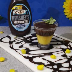 Choco Almond Milk Pudding A picture of Choco Almond Milk Pudding.