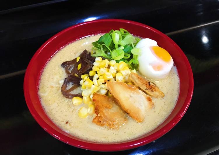 Resep Creamy Tori Miso Ramen 🍜 yang Sempurna