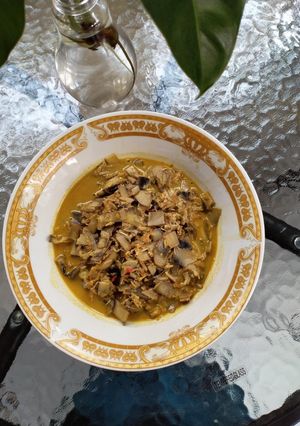 Foto resep Gulai Pedas Jantung Pisang Rebon