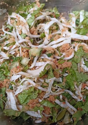 Foto resep Urap Terancam | Urap Trancam | Urap Sayuran Mentah