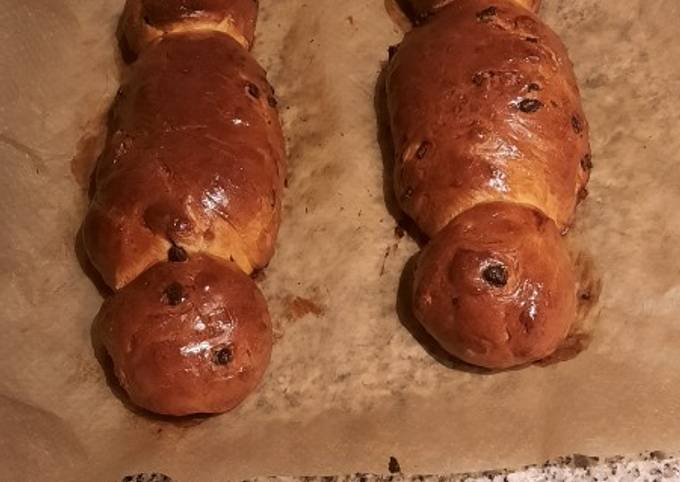 Cougnous au chocolat
