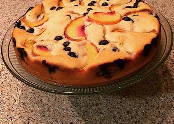Ultimate, Prepare Peach and Blueberry Coffee Cake Yummy