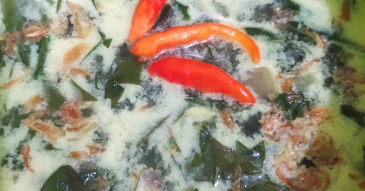 Resep Sayur Daun Singkong Kuah Santan Kuning Oleh Novi Ummu Allafta