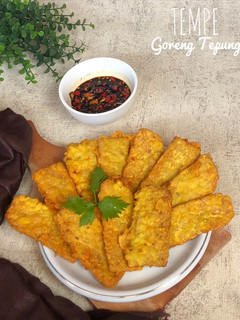 Foto resep Tempe Goreng Tepung