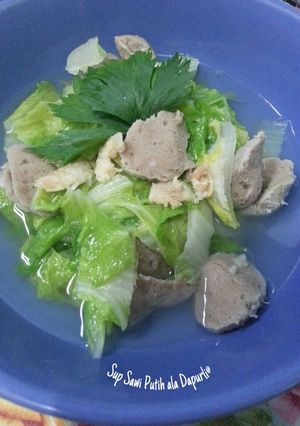 Foto resep Sup Sawi Putih ala Dapurli@