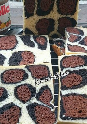 Foto resep Leopard milk bread