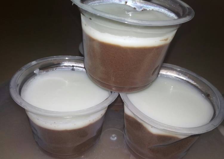 Cara Bikin Puding coklat with vla yang Bisa Manjain Lidah