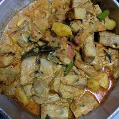 A picture of Echorer sobji / jackfruit veg.
