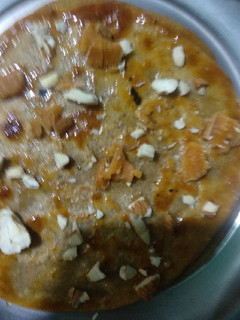 A picture of Jaggery paratha.