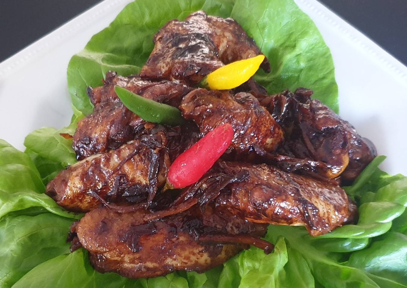 Ginger soy chicken wings