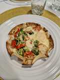 Tortilha com ovo e brócolos