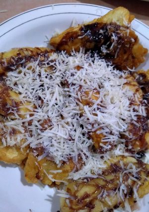 Foto resep Pisang goreng kipas susu keju