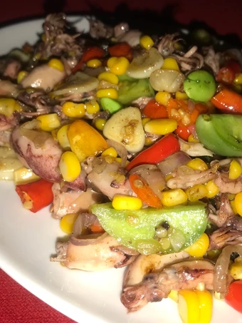 Cara Simple Membuat Resep  Cumi asin jagung manis pedas yang Enak, Enak