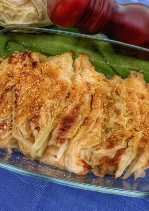 Foto di Involtini di verza gratinati
