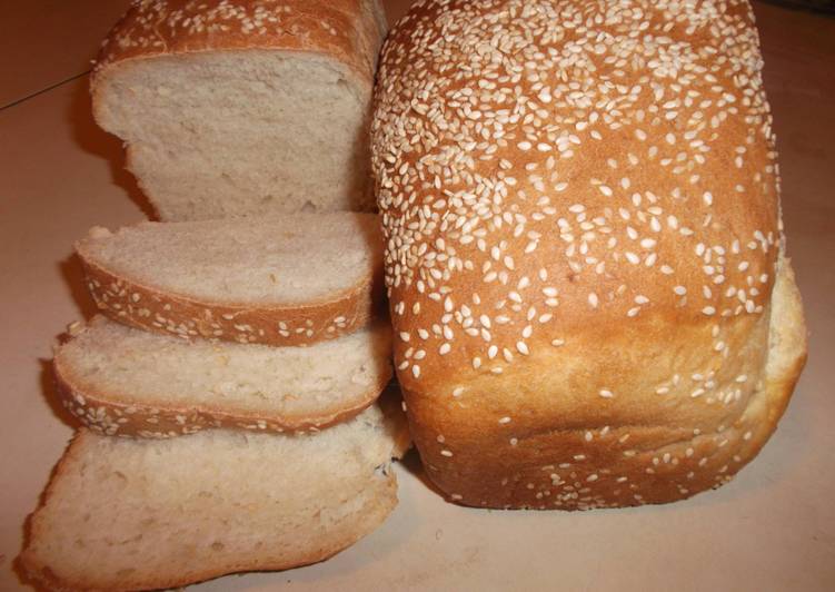 Easiest Way to Prepare Favorite Homemade Bread With Sesame Seeds