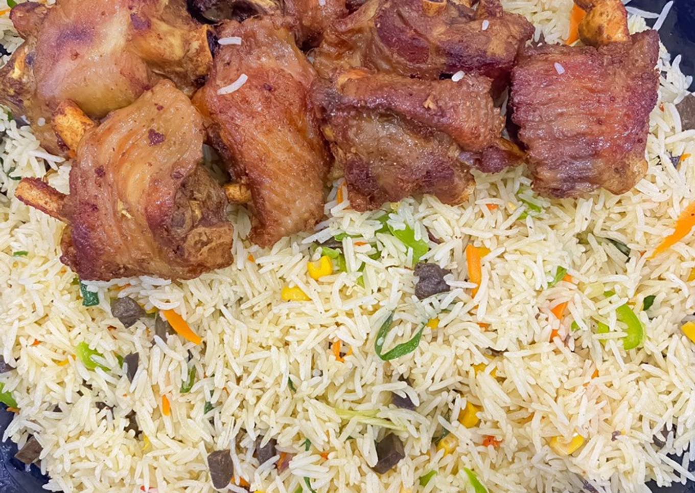 Vegetable coconut rice