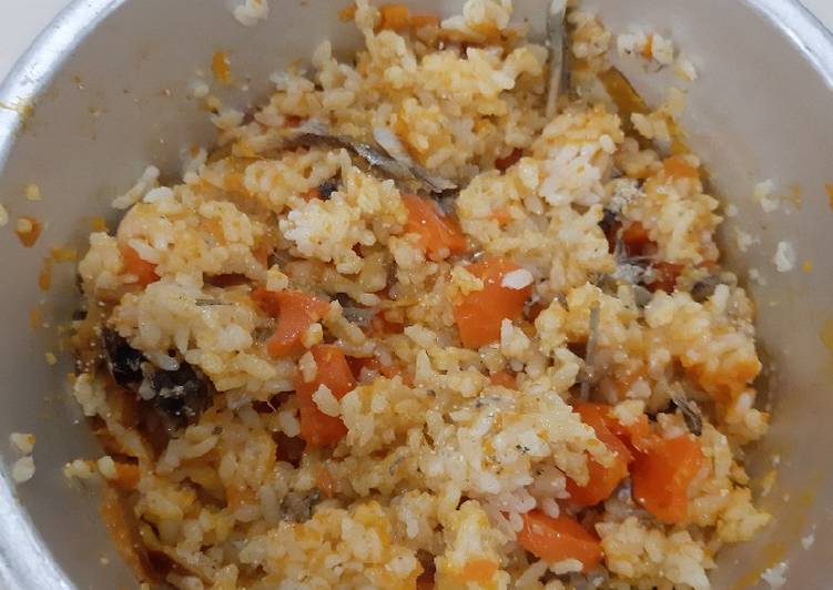 南瓜柳葉魚飯