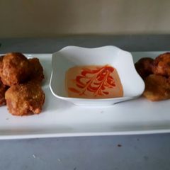 A picture of Spicy Potato balls.