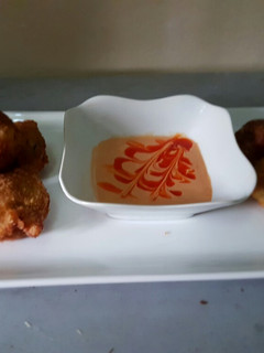 A picture of Spicy Potato balls.