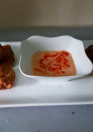 A picture of Spicy Potato balls.