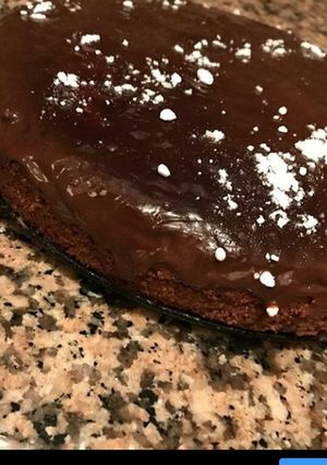 صورة لوصفة كيكة الشوكولاته بصوص رائعة