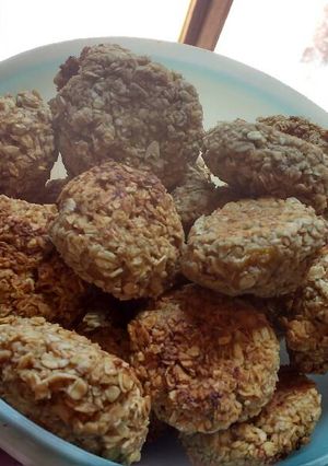 Una foto de Galletitas de avena y banana