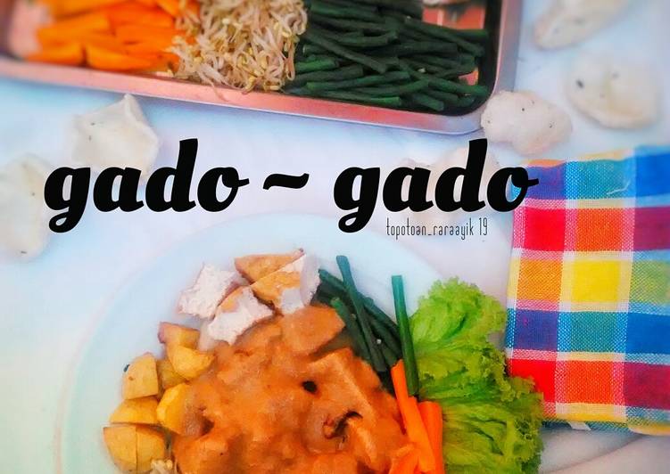 Gado-gado [ simple,kilat,tips masak biar hemat waktu ]